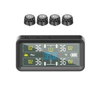 YIZITU Alerta De Presión 4 Neumáticos con Advertencias Audibles Clima Extremo Bajo Consumo Batería para Viajes Largos Seguridad Neumáticos del Vehículo