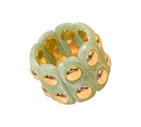 YIZITU Artisanal Rosin Topological Bangle Stretch Safe Detailing Unisex Jewelry Present Hers Him Artisanal Old