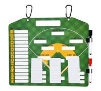 YIZITU Béisbol borrado seco entrenadores Portapapeles alineaciones de béisbol Portapapeles Borradores en seco Pizarra blanca Entrenadores de béisbol