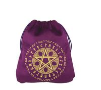 YIZITU Bolsa de almacenamiento suave de tarots para tarjetas de juego de mesa, bolsa con cordón, soporte para tarjetas de oráculos, runas, regalo de viaje, bolsas de joyería, tarots, funda con cordón