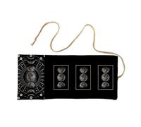 YIZITU Bolsas De Tarots Premium Transpirable Poli Lino Artístico Fácil Lavar A Mano Compactos Organizadores para Tarjetas Oráculos Bolsa Almacenamiento Tarjetas Multiusos