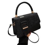 YIZITU Bolso bandolera multifuncional de piel sintética de la colección Spring 2023, compacto y funcional, Black