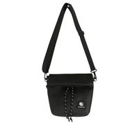 YIZITU Bolso de hombro funcional para mujer con correa ajustable espaciosa y cómoda, bolso cruzado japonés casual para hombre, Black, One Size