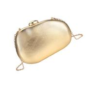 YIZITU Bolso de mano irregular para mujer, bolso de noche para mujer, bolso de mano cruzado, bolso de hombro para boda, fiesta, graduación, bolso de mano de moda, Gold, One Size