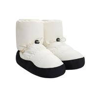 YIZITU Bota De Baile Cómoda Y Cálida Con Cierres Ajustables Botines Con Base Antideslizante Para Ensayos Y Calentador De Tobillo Ajustable Para Hogar