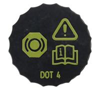 YIZITU Botella de depósito de líquido de frenos a prueba de fugas, adecuada para C4 C5 301 307 2008 3008 464334 Mantenimiento de automóviles Cubierta de depósito de líquido de frenos Pieza de