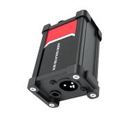 YIZITU Caja De Aisladores De Sonido XLR De Doble Canal TRS De 6 35 Mm con Conectores De Placa Dorada Sistemas De Reducción De Ruido Eliminadores De Zumbidos De Sonido para Mezclador