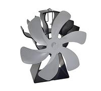 YIZITU Calentador de invierno alimentado por calor, ventilador de estufa de aire más grande que circula aire caliente para tus habitaciones grandes, ventilador de estufa de hogar, alimentado por calor