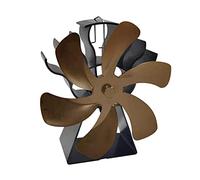YIZITU Calentador de invierno alimentado por calor, ventilador de estufa de aire más grande que circula aire caliente para tus habitaciones grandes, ventilador de estufa de hogar, alimentado por calor