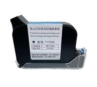 YIZITU Cartucho De De Solvente Fast Dry 600dpi 12.7 Mm Handheld Termal Winter Printer Coder T1704K Negro