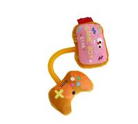 YIZITU Catmint Interaction Teaser Masticar Juguete con Sonido Chirriante Dientes De Felpa Seguros para Gatos Aburridos En Interiores Compromiso Diversión Interacción Gatos con Catmint Y Campanas