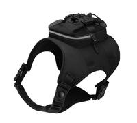 YIZITU Chaleco de entrenamiento ajustable para perros, arnés de mochila, cinturón cómodo para perros grandes, mochila para perros al aire libre