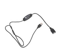 YIZITU Controlador De Velocidad De Ventilador USB Ajustable De 3 Velocidades Cable De 1M Salida De 5V 3A para Accesorios De Refrigeración De Escritorio Cable De Extensión USB