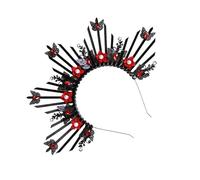 YIZITU Coronas de medusas intrincadas de moda con diseños de tiaras, decoración para el cabello para Halloween y fiestas temáticas