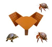 YIZITU Cubierta De Cisterna Herpeton con Hábitat De Camarones Anacoreta Juguete Ascendente De De Textura Verde ABS