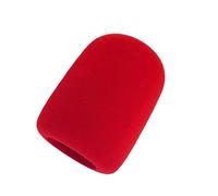 YIZITU Cubierta de esponja transpirable desmontable para micrófono, protección vocal, reuniones de transmisión, antideslizante, resistente al viento