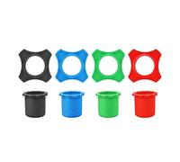 YIZITU Cubierta De Micrófono De Esponja Suave Anillos De Diseño Antideslizantes Compatibilidad Protecciones Engrosadas para Uso Frecuente Cubierta Antideslizante De Micrófono Engrosada