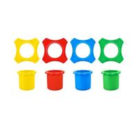 YIZITU Cubierta De Micrófono De Esponja Suave Anillos De Diseño Antideslizantes Compatibilidad Protecciones Engrosadas para Uso Frecuente Cubierta Antideslizante De Micrófono Engrosada