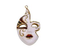 YIZITU Cultural Inspired Charm Alloy Pendant Necklace Handmade Oil Artwork Festival Party Jewelry Cultural DIY Drip Oil Painting Jewelry Pendant