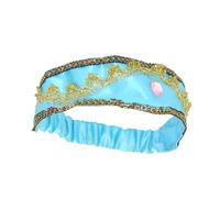 YIZITU Diadema de princesa para fiesta de Halloween, cosplay, disfraz de princesa azul, disfraz clásico de princesa árabe