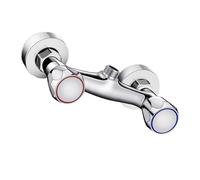 YIZITU Double Control Thermostatic Shower Mixers Adapter Mounting Systems Durability Zincs Alloys Body Smooth Water Regulation Commercial Grade Bathroom Mixers