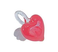 YIZITU Elegante colgante de corazón con alas de cristal hecho a mano para collar, llavero, bolsa, decoración, llavero, cadena de teléfono, accesorios únicos hechos a mano, talla única, como se