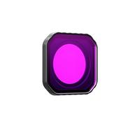 YIZITU Filtro De Buceo para Cámaras Acción Cubierta Lente Vidrio Óptico Impermeable Antivaho Resistente A La Oxidación Marco Aluminio Protector Lente Buceo