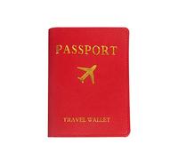 YIZITU Funda de piel sintética para pasaporte, etiqueta de equipaje, para mujeres, hombres, parejas, regalo de boda, cartera de viaje, protector de pasaporte para mujeres