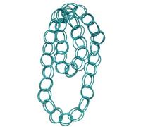 YIZITU Gargantilla de bucle con personalidad, cadena de cuentas multicapa, gargantilla plegable y hueca, joyería para mujer