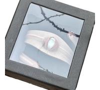 YIZITU Gargantilla de cuero artesanal con diseño de mal de ojos para un aspecto moderno y personalidad