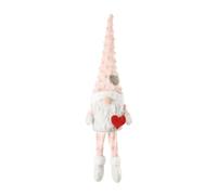 YIZITU Gnomos del día de San Valentín sosteniendo corazón cara menos muñeca para decoración del hogar, dormitorio, sala de estar