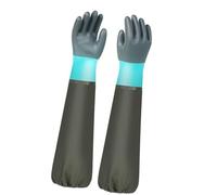 YIZITU Guantes De Trabajo Recubiertos De PVC Extralargos Reutilizables 70/75 Cm Aislamiento Para Climas Fríos Agarre Mejorado Para Pesca Y Uso Industrial Guantes De Trabajo Impermeables Para Pesca