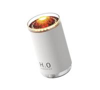 YIZITU Humidificador con Efecto De con Iluminación Circundante 2 Modos De Rociado Acción Silenciosa Cisterna Puerto USB Create Humidificador De Sustancias ABS+PP