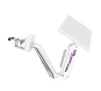 YIZITU Iluminación del Brazo De Observación Modificable Deportivo De Metal Fuerte Pantallas De 13 49 Pulgadas Resorte Propulsado por Aire Altura Inclinación Rotación Soporte De Observación Curvilíneo