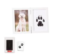 YIZITU Impresión De Patas para Perros Y Gatos con Almohadilla Impresión Segura Secado Rápido Y Marco Fotos Grueso Juego Patas Perro