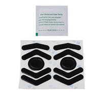 YIZITU Juego de 2 almohadillas adhesivas para patas de 0,6 mm para patines G604 Glides color negro