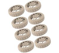 YIZITU Juego de protectores de rueda de silicona diseñados para proteger de la abrasión a prueba de golpes para aeropuertos y estaciones de tren, equipaje, 8 unidades de protectores de equipaje de