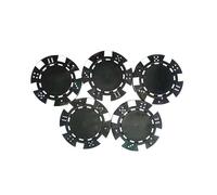 YIZITU Juego De Ruletas 25 Uds. Fichas Póquer 11 50g Contadores Conteo Fichas Póquer para Niños Recompensas Enseñanza Juego Ruletas Bingo