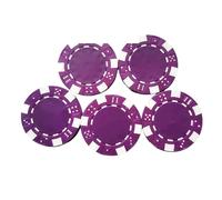 YIZITU Juego De Ruletas 25 Uds. Fichas Póquer 11 50g Contadores Conteo Fichas Póquer para Niños Recompensas Enseñanza Juego Ruletas Bingo