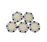 YIZITU Juego De Ruletas 25 Uds. Fichas Póquer 11 50g Contadores Conteo Fichas Póquer para Niños Recompensas Enseñanza Juego Ruletas Bingo