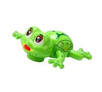 YIZITU Juguete para gatear bebé, ranas que se arrastran a lo largo del juego, contenido de aprendizaje para bebés y niños pequeños, forma de ranas musicales
