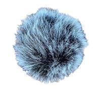 YIZITU Lavalier - Micrófono peludo para parabrisas para micrófono, accesorios de micrófono de lavalier, parabrisas peludo para micrófono pequeño