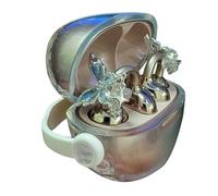 YIZITU Liquid Butterfly Star Earphone Clip Elegant Alloy Crystal Beads Addition Tight Permanent Plan Elegant Crystal Earphone Clip