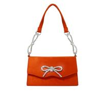 YIZITU Lujoso bolso de mano francés con lazo de diamantes de imitación, bolso de mano de moda para una cena francesa, bolsa de diseño bonito y elegante, c, One Size