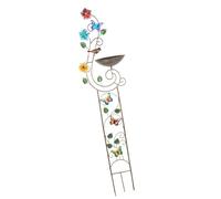 YIZITU Marco Ascendente De Hierro Componenteizado Fácil Montaje Negación De Herramientas Requeridas Histórica Estructura para Exteriores Rejilla para Plantas Aire Libre Resistente a La Intemperie