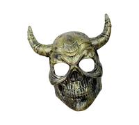 YIZITU Máscara De Demonios De Halloween Cuernos Monstruos De Terror Del Fiesta De Enmascarados Cosplay Enmascarado Para Mascarada Casas Encantadas Decoraciones Mardi Gras