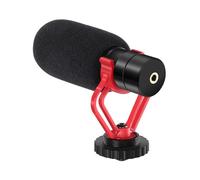 YIZITU Micrófono condensador de video para podcast, micrófono de entrevista con puerto de 3,5 mm para smartphone, cámara, transmisión al aire libre