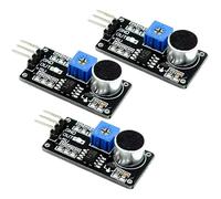 YIZITU Módulo De Sensores Detección Sonido LM393 Niveles Bajos Salida Un Canal Sensibilidad para Proyectos Microcontroladores Sensores Sonido Un Canal