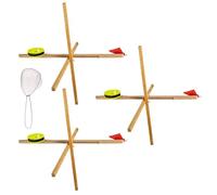 YIZITU Multiple Purpose Natural Wood Icefishing Marker with Impermeable Build For Yearlong Angling Tasks Permanent Ice Fishing Equipment