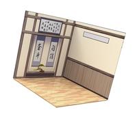 YIZITU Organizador de telón de fondo con estructura estable para estudios en casa, figuras de anime, exhibición de figuras japonesas